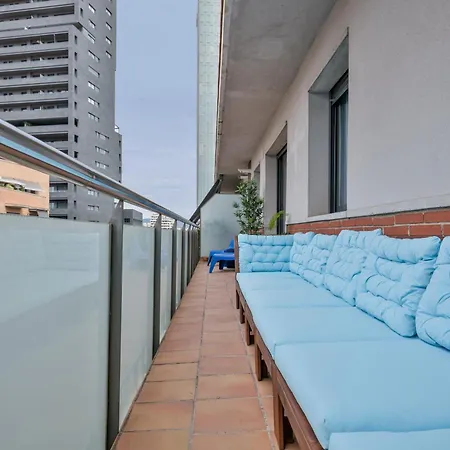 Lägenhet Penthouse With Terrace In Poblenou